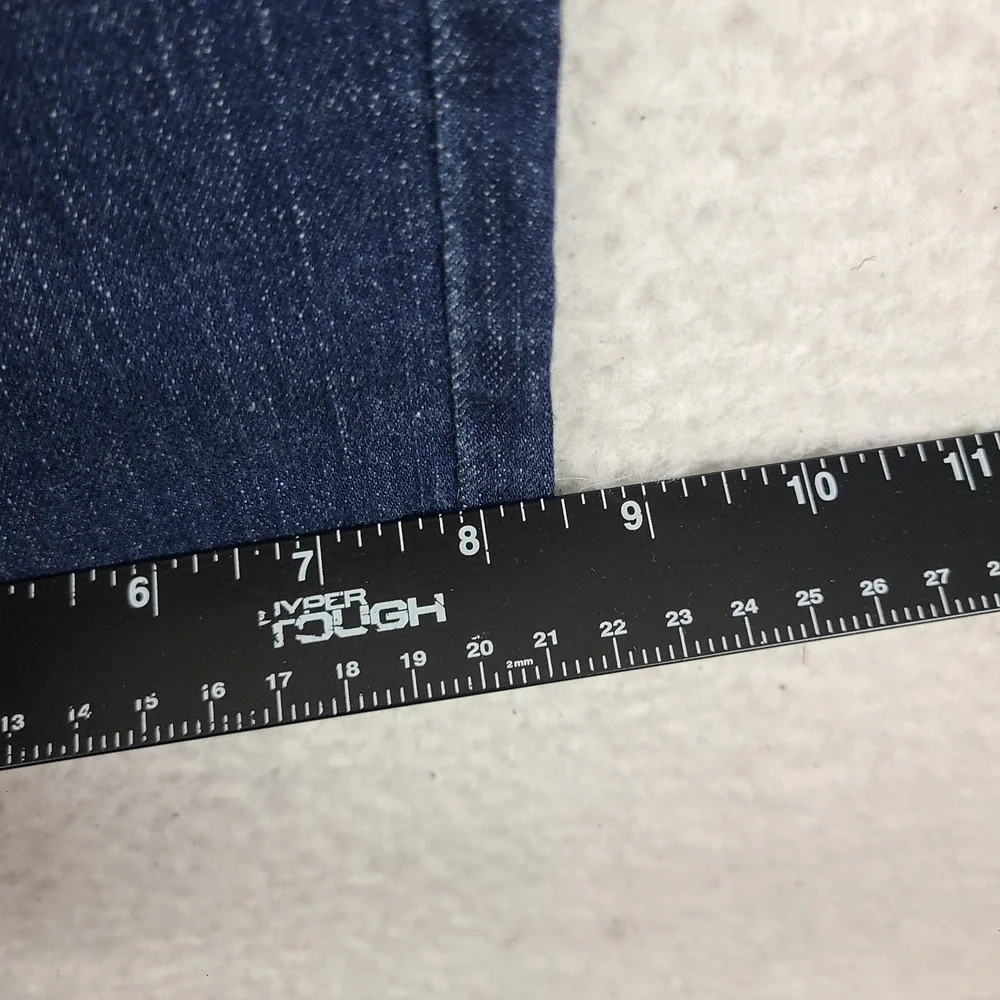 Levi's 505 Jeans Mens 40x32 Blue Regular Fit Straight Waterless Dark Wash Denim